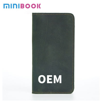 Daily Life Male Cow Leather Wallet with Card Holder and Anti-Theft Design in Leather