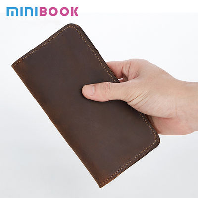 Daily Life Male Cow Leather Wallet with Card Holder and Anti-Theft Design in Leather