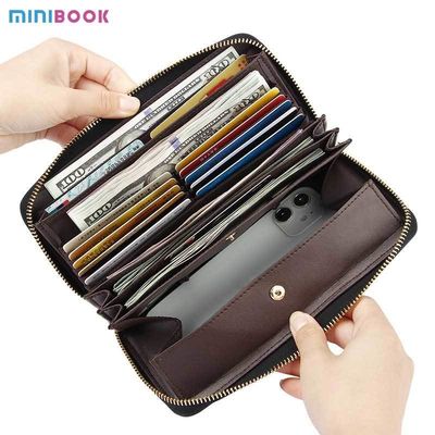 Fashion Style Minimalist Wallet Large Womens Ladies Clutch Genuine Real Custom Luxury