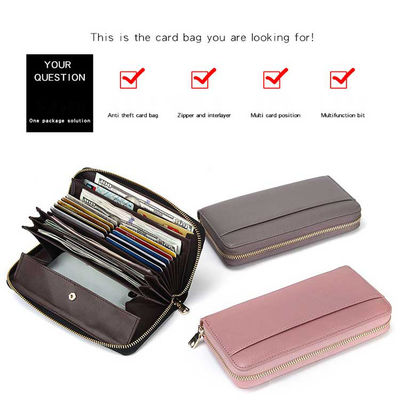 Fashion Style Minimalist Wallet Large Womens Ladies Clutch Genuine Real Custom Luxury