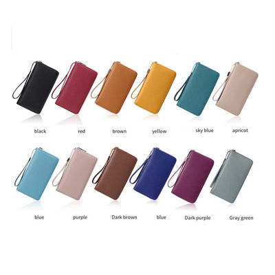 Large Capacity Rfid Blocking Money Clip Credit Card Holder for Women Custom Coin Purse
