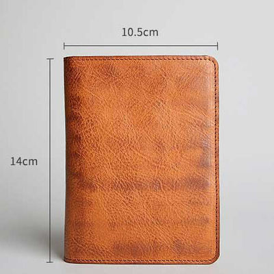 Business Credit Card Slots GENUINE LEATHER Long Wallet for Men and Women Travel Wallet