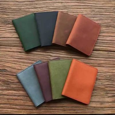 Business Credit Card Slots GENUINE LEATHER Long Wallet for Men and Women Travel Wallet