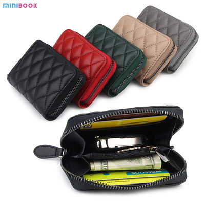 2022 Mini Wallet Leather Money Soft Sheepskin Leather Coin Purse for Women Zipper