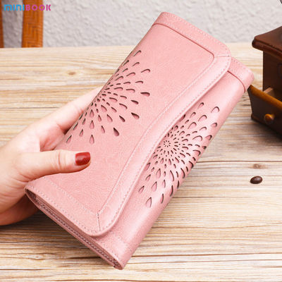 2023 Wallet for Women Name Engrave Leather Zipper Closure Card Holder Classic Design
