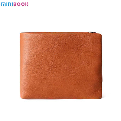 Letter Pattern Minibook Short Card Holder Purse Multifunction Multicard Leather Wallet