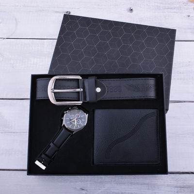Unisex Daily Life Minibook Men's Gift Sets Watch Wallet and Sets in Exquisite Packaging