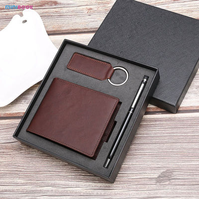 Minibook Manufacturers Genuine Leather Wallet Clip for Business Cards at Direct Prices