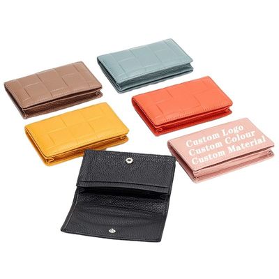Multi-functional Genuine Leather Card Holder for Driver's License and Change Wallet