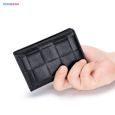 Multi-functional Genuine Leather Card Holder for Driver's License and Change Wallet