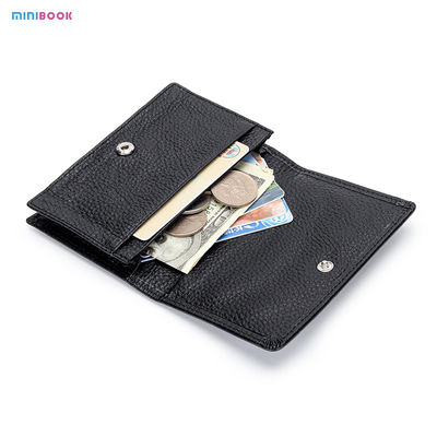 Multi-functional Genuine Leather Card Holder for Driver's License and Change Wallet