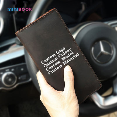 Custom Men's Genuine Leather Wallet with Multi-function Design OEM ODM Acceptable