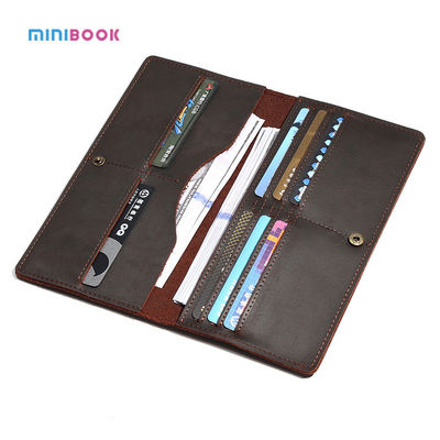 Custom Men's Genuine Leather Wallet with Multi-function Design OEM ODM Acceptable