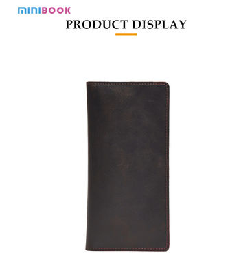 Custom Men's Genuine Leather Wallet with Multi-function Design OEM ODM Acceptable