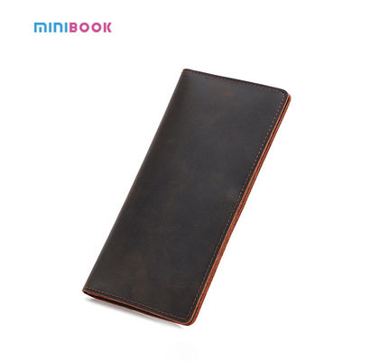 Custom Men's Genuine Leather Wallet with Multi-function Design OEM ODM Acceptable