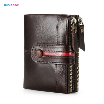 Vintage Style Minibook Luxury Short Biofold Women Wallets for Travel and Daily Needs
