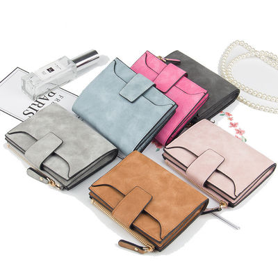 Minibook Genuine Leather Wallet Credit Card Holder Notecase Blocking Purse for Men Women