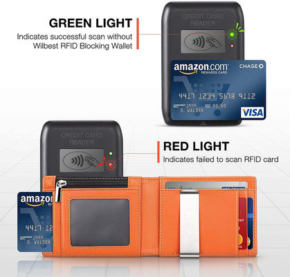 Custom Logo Multi-functional Credit Card Holder Genuine Leather Wallet for Men's Wallet Short Wallet