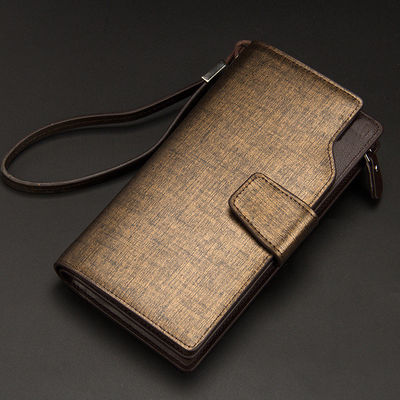 Multi Function Male Purses with Waterproof Function and VIP Card Holder in PU Leather
