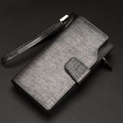 Multi Function Male Purses with Waterproof Function and VIP Card Holder in PU Leather