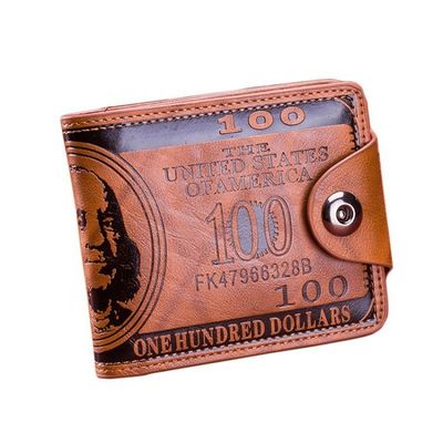 2022 Design US 100 Dollar Thin Wallet Men's Fashion Waterproof Unisex Nylon Letter Decoration