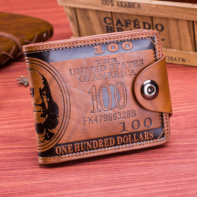 2022 Design US 100 Dollar Thin Wallet Men's Fashion Waterproof Unisex Nylon Letter Decoration