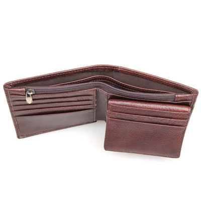 Crazy Horse Genuine Leather Short Man's Wallet for Customization and Multiple Card Holder