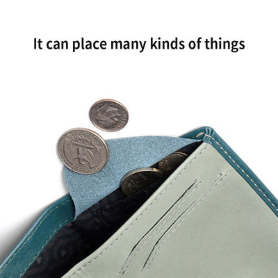 Gender-Neutral Custom Logo Front Pocket Wallet Rfid Blocking Thin Full Grain Leather