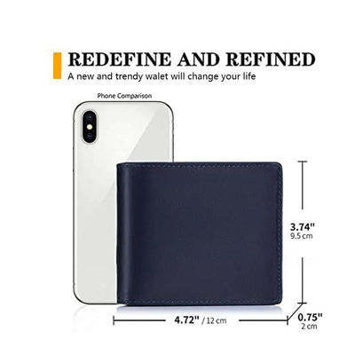 Short Wallet PU Leather Male Casual Purse ID Cards Holder Clutch Coin Purse Money Pocket