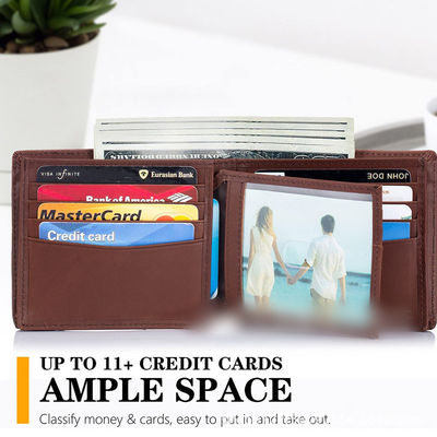 Short Wallet PU Leather Male Casual Purse ID Cards Holder Clutch Coin Purse Money Pocket