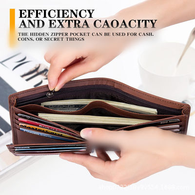 Short Wallet PU Leather Male Casual Purse ID Cards Holder Clutch Coin Purse Money Pocket