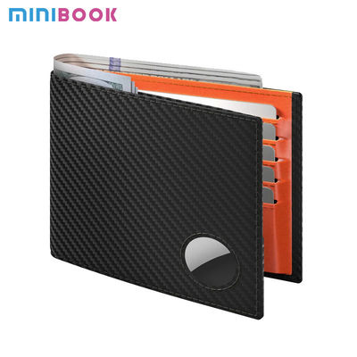 Short Wallet Genuine Leather RFID Blocking Bifold Real Leather Wallet Custom Men's