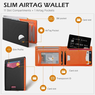 Short Wallet Genuine Leather RFID Blocking Bifold Real Leather Wallet Custom Men's