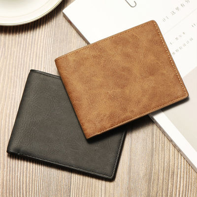 Multifunctional Money Holder in Vintage Style Custom Logo Wallet with Open Closure