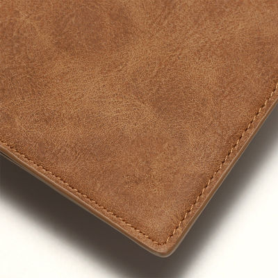 Multifunctional Money Holder in Vintage Style Custom Logo Wallet with Open Closure