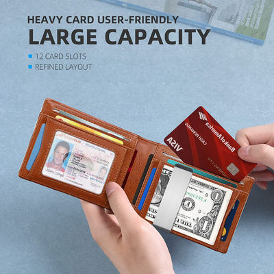 Men's RFID Carbon Fiber Credit Card Holder with Larger Capacity and Multiple Card Slots