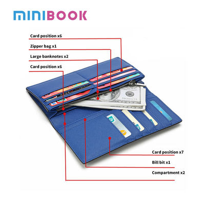 Waterproof Carbon Fiber Slim Wallet Large Capacity Credit Card Holder for Men in Japan
