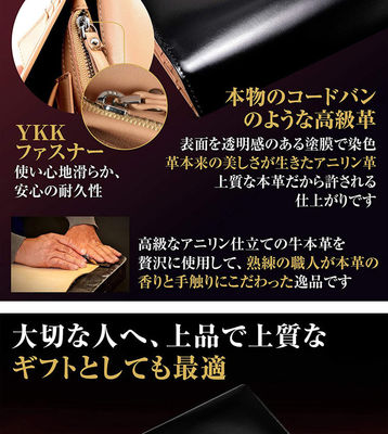 Japan Style Women Wallet Purses Man Long Genuine Leather Credit Card Holder Waterproof