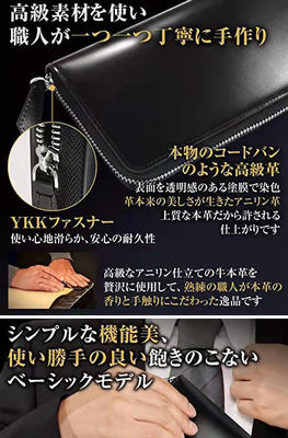 Large Capacity Waterproof Genuine Leather Women Purse Fashion Minibook AMZ Wallet