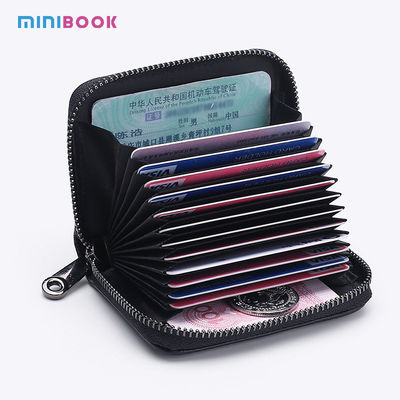 Waterproof Multi-functional Large Capacity Zipper Pocket Coin Purse Wallet by Minibook