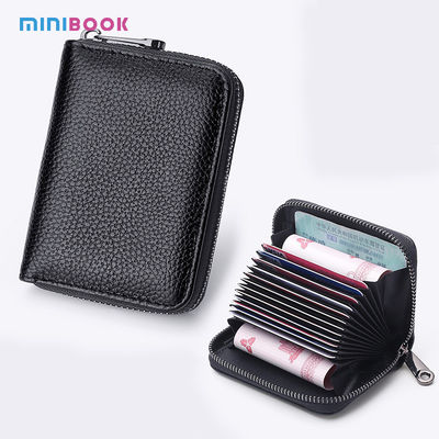 Waterproof Multi-functional Large Capacity Zipper Pocket Coin Purse Wallet by Minibook