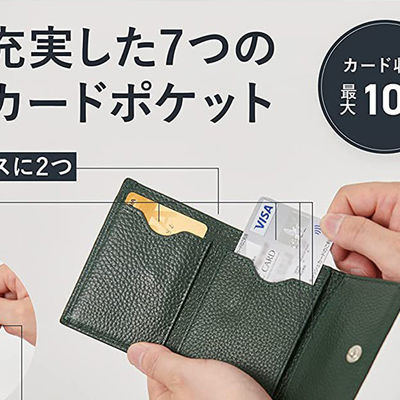 Genuine Leather Lychee Grain Card Holder Coin Purse For Women Black Mini Folding Wallet