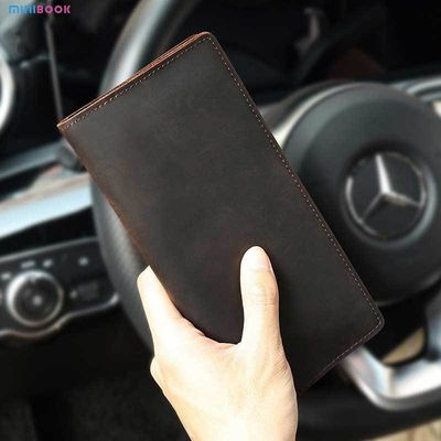 Mix Models Men's Crazy Horse Leather Purse with Advantage of Low MOQ and Vintage Design