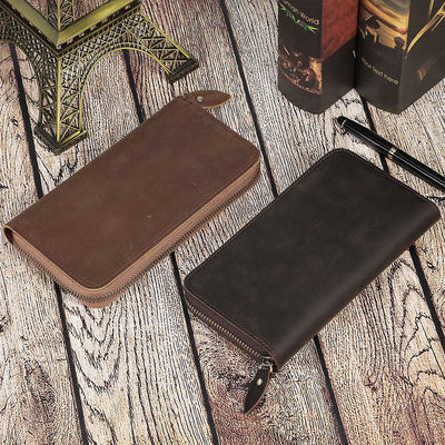 Business Retro Ulti-Card Holding Wallet With Zipper Perfect for Daily Life