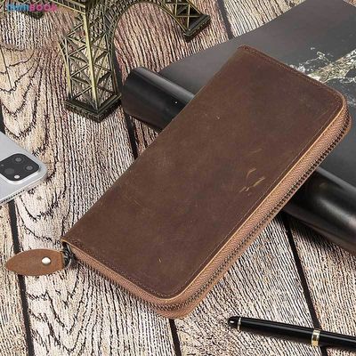 Business Retro Ulti-Card Holding Wallet With Zipper Perfect for Daily Life