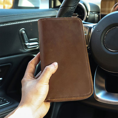Business Retro Ulti-Card Holding Wallet With Zipper Perfect for Daily Life