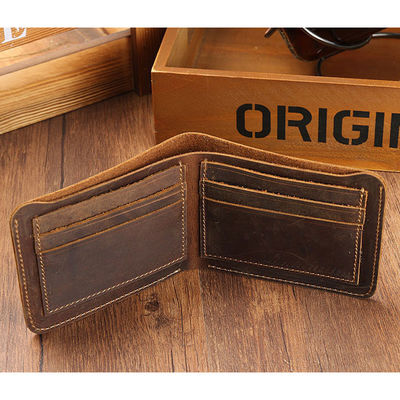 Men's Ultra-thin Designer Wallets made of GENUINE LEATHER with Credit Card Slots