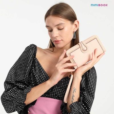 Women's Clutch Wallets with Multiple Colors Long Zipper Money Pocket and Card Holder