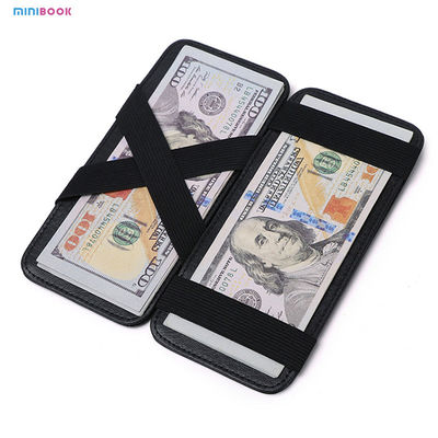 Unisex Minibook Luxury Golf Wallet with Card Holder and Money Clip in Vintage Style