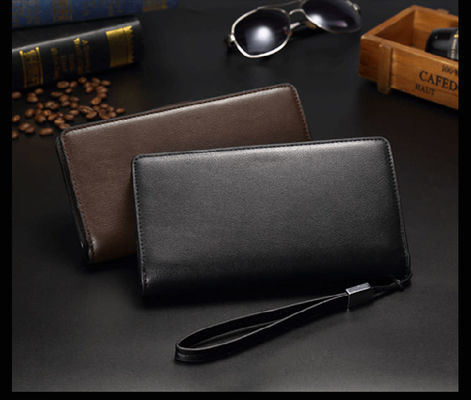 Card Holder Multi Function Man Casual Long Leather Wallets In Vintage Style For Women